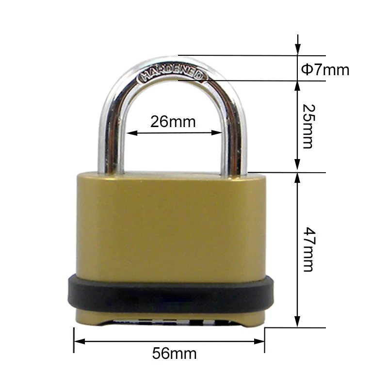 Outdoor Lock No Key 4 Digit Co - огляд і ціна Letter Opener Brass