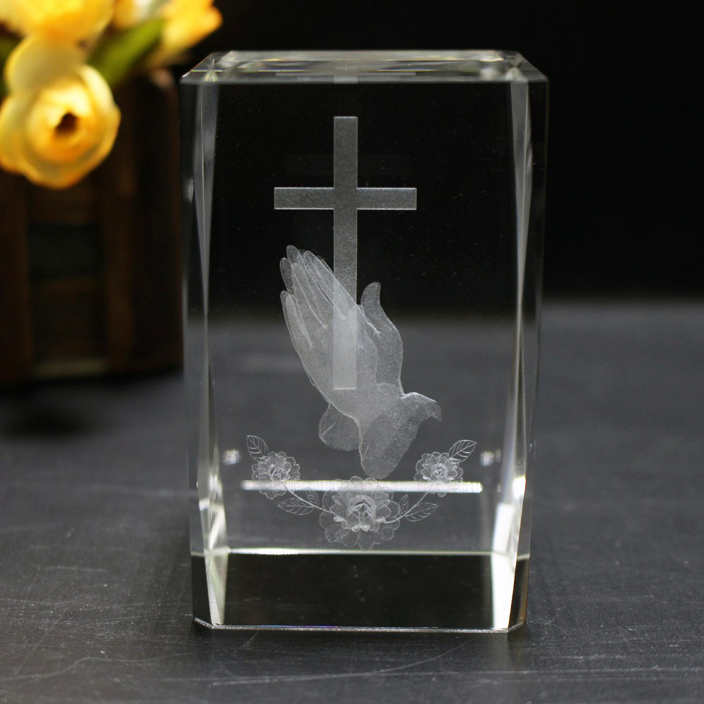 3D Laser Crystal Religious Cub - огляд і ціна Paper Weight Crystal