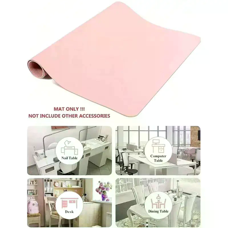 Foldable Nail Art Table Mat PU - огляд і ціна Leather Desk Pad
