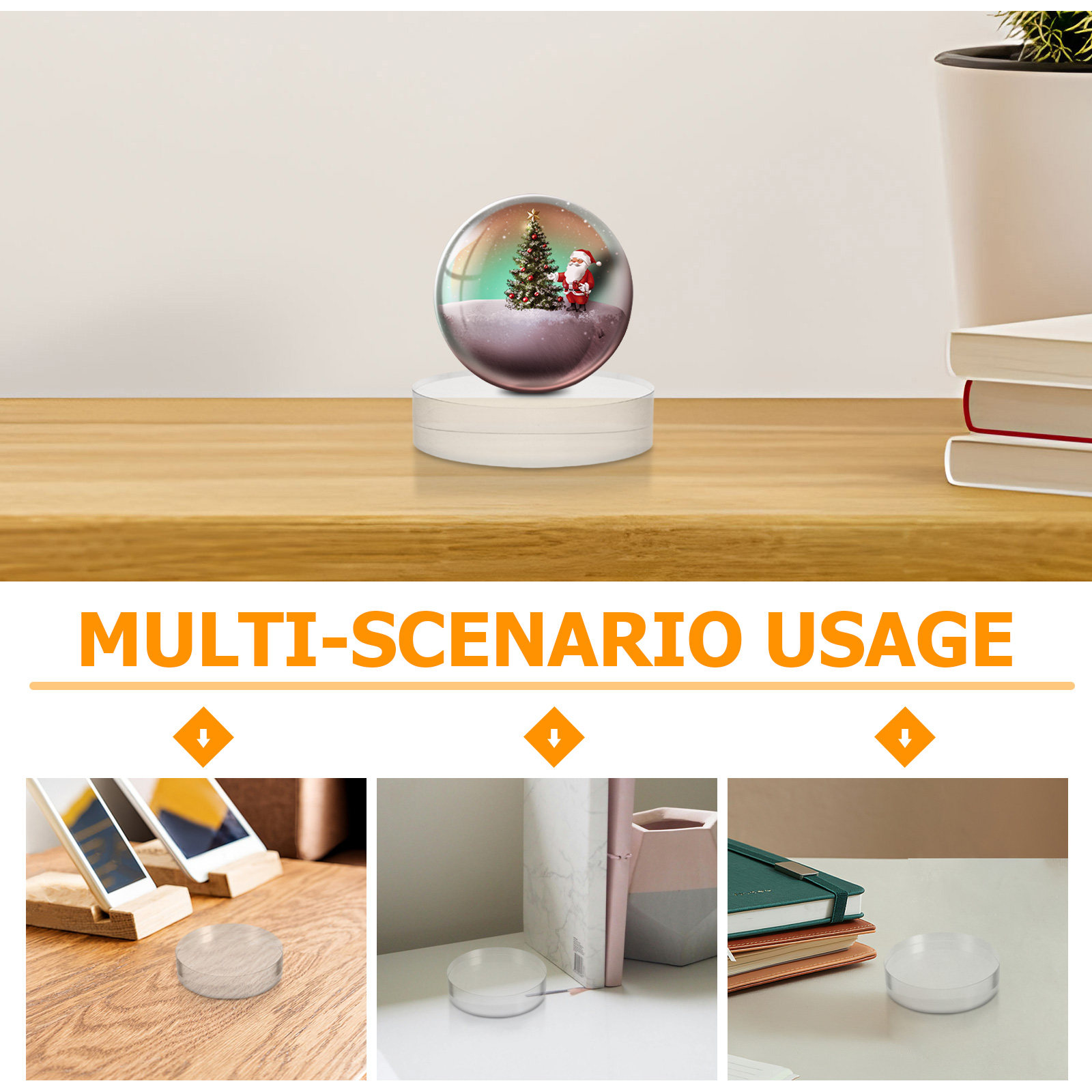 Clear Crystal Round Paperweigh - огляд і ціна Paper Weight Crystal
